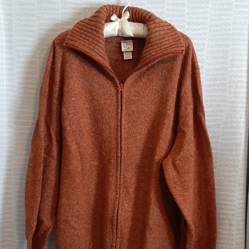 Fashion Bug Cozy Zip-Up Stretch Cardigan